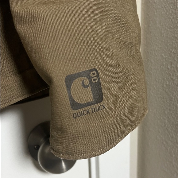 Carhartt Quick Duck Jefferson Traditional Brown Jacket XL - Picture 3 of 12